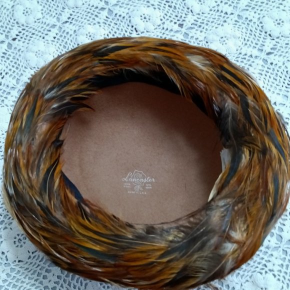 Vintage feather hat